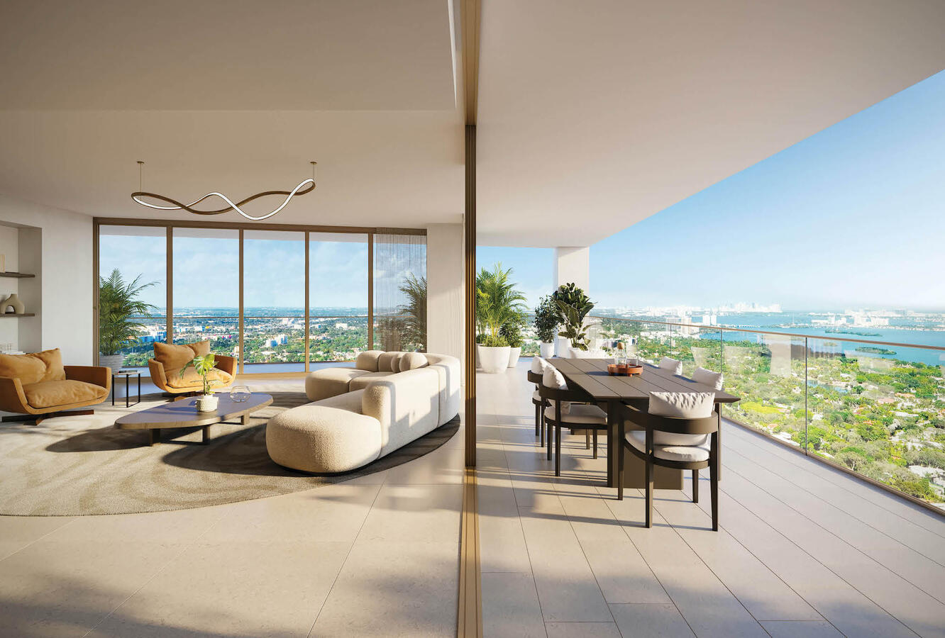 Sala de Estar y Terraza Sala de Estar y Terraza